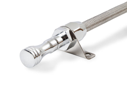 Mr. Gasket Automatic Transmission Dipstick & Tube - Braided Stainless Steel by Mr Gasket