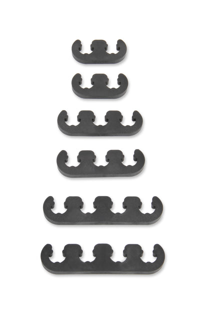 Mr. Gasket Wire Separators - Plastic - 7 mm / 8 mm - Black by Mr Gasket