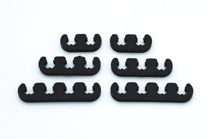 Mr. Gasket Wire Separators - Plastic - 7 mm / 8 mm - Black by Mr Gasket