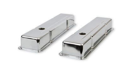 Mr. Gasket Chrome Valve Covers - Dual Cap Holes by Mr Gasket