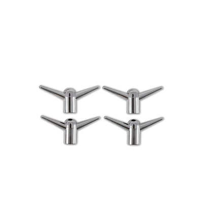 Mr. Gasket Valve Cover Y Wing Bolts - Chrome Plated - 4 pack by Mr Gasket