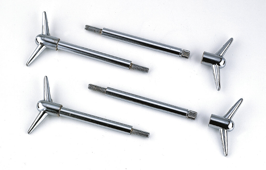 Mr. Gasket Valve Cover Y Wing Bolts - Chrome Plated - 4 pack by Mr Gasket