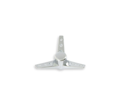 Mr. Gasket Air Cleaner Wing Nut - Tri-Bar - Chrome by Mr Gasket