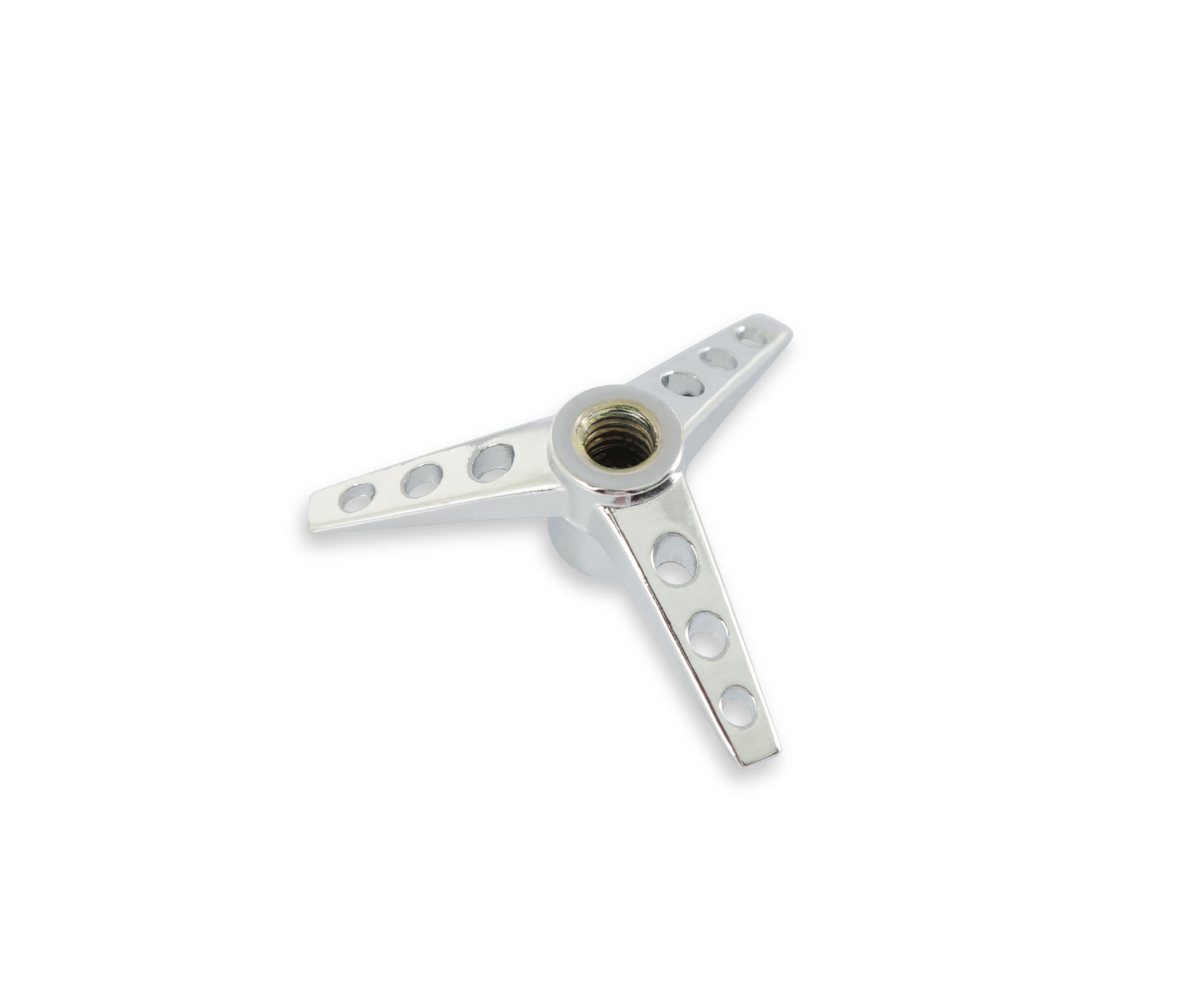 Mr. Gasket Air Cleaner Wing Nut - Tri-Bar - Chrome by Mr Gasket