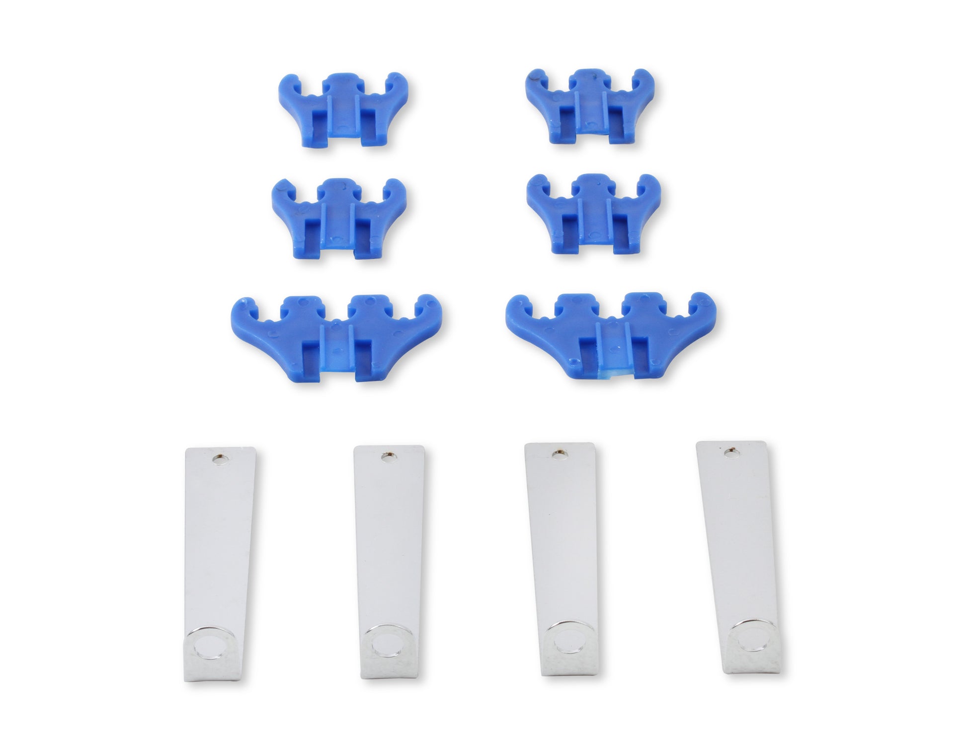 Mr. Gasket Standard Wire Loom Kit - Chrome / Blue by Mr Gasket