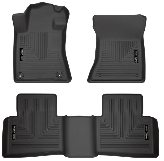 Weatherbeater - Front & 2nd Seat Floor Liners by Husky Liners