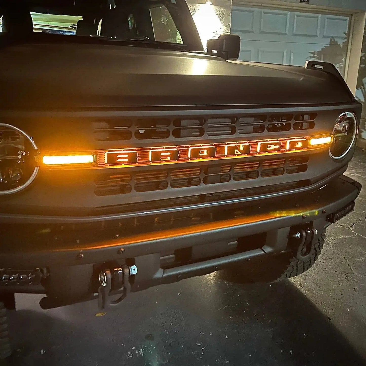 Universal Illuminated LED Letter Badges Amber Individual Letters Custom Emblem by ORACLE Lighting