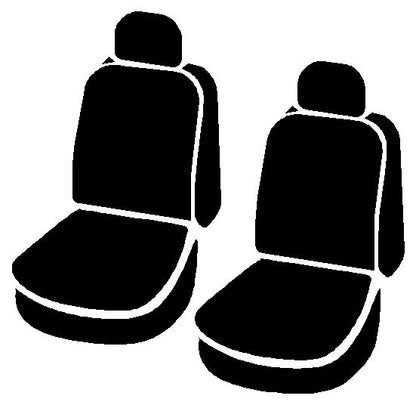 NP90 Series - Neoprene Custom Fit Front Seat Cover- Black/Gray Center Panel by FIA