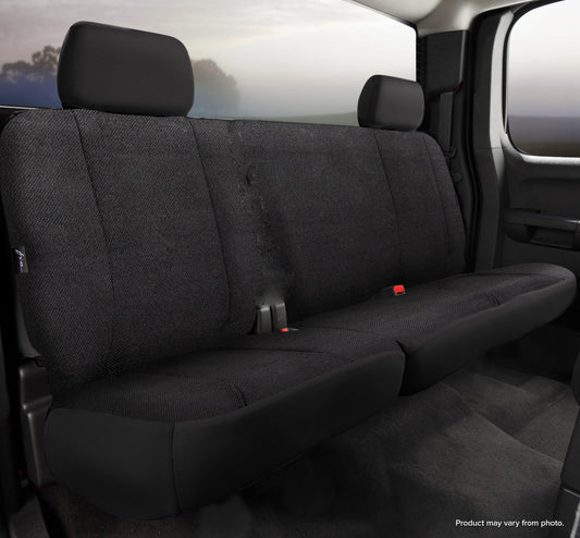 TR40 Series - Wrangler Saddleblanket Custom Fit Rear Seat Cover - Solid Black by FIA