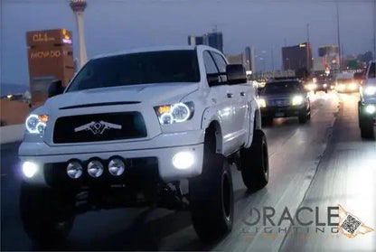 ORACLE Lighting 2007-2013 Toyota Tundra Pre-Assembled Halo Headlights - Black Housing by ORACLE Lighting