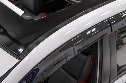 OLM LE Dry Carbon Rain Channel Guard Trim - 2015-2021 Subaru WRX / STI by OLM