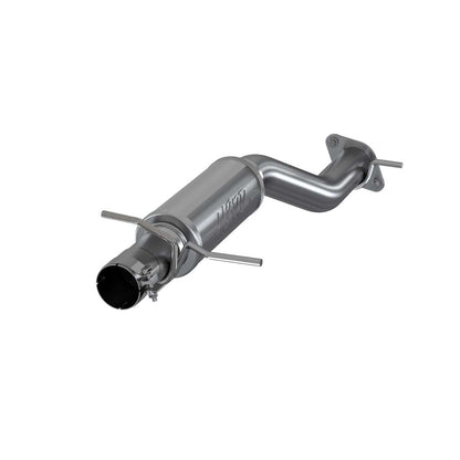 3in. Single In/Out Muffler Replacement. High Flow. T409 Stainless Steel. by MBRP Exhaust