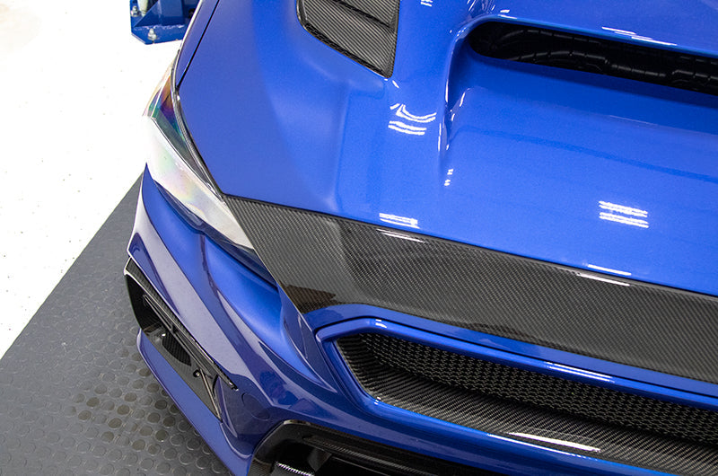 OLM Carbon Fiber Upper Front Bumper Cover - 2015-2021 Subaru WRX / STI by OLM