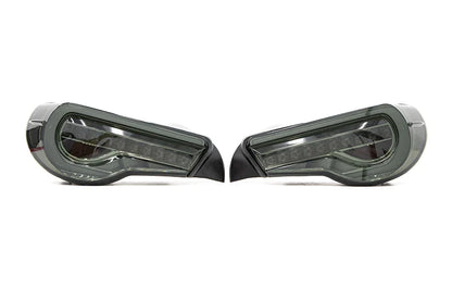 OLM OE Plus Linear Style Sequential Tail Lights (Smoked) - 13-20 FR-S / BRZ / 86 by MYX Automotive