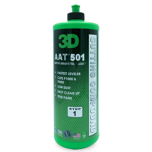 3D 501 AAT RUBBING COMPOUND QUART by 3D