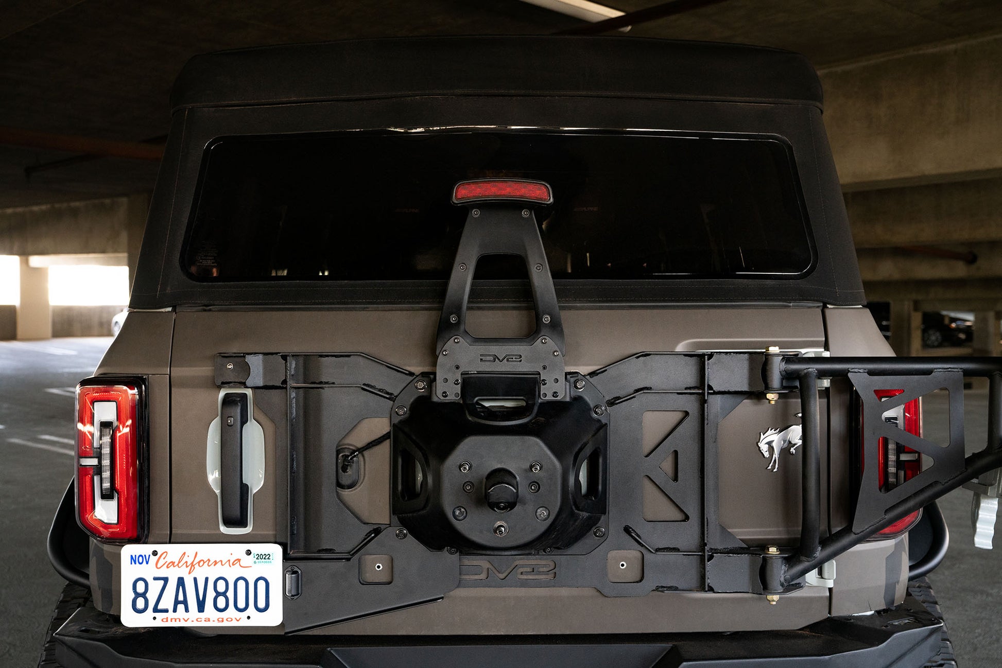 2021-22 Ford Bronco 3rd Brake Light Extension Bracket by DV8 Offroad