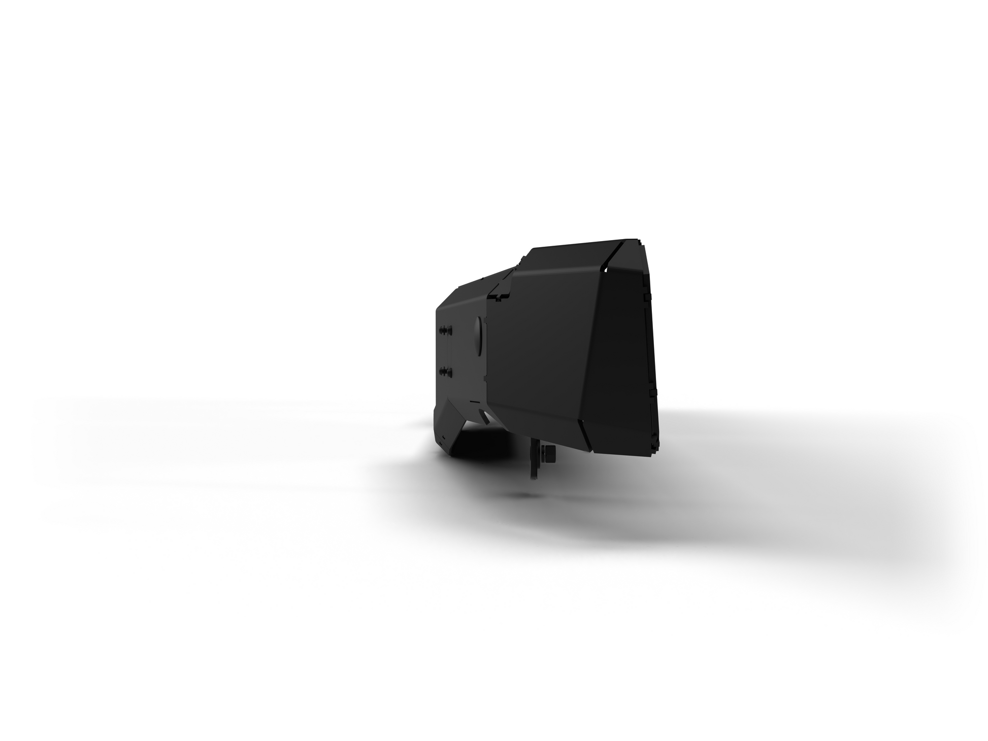35lb shell, reinforced 3/16 inch 5052 Aluminum plating, steel brackets by ICI