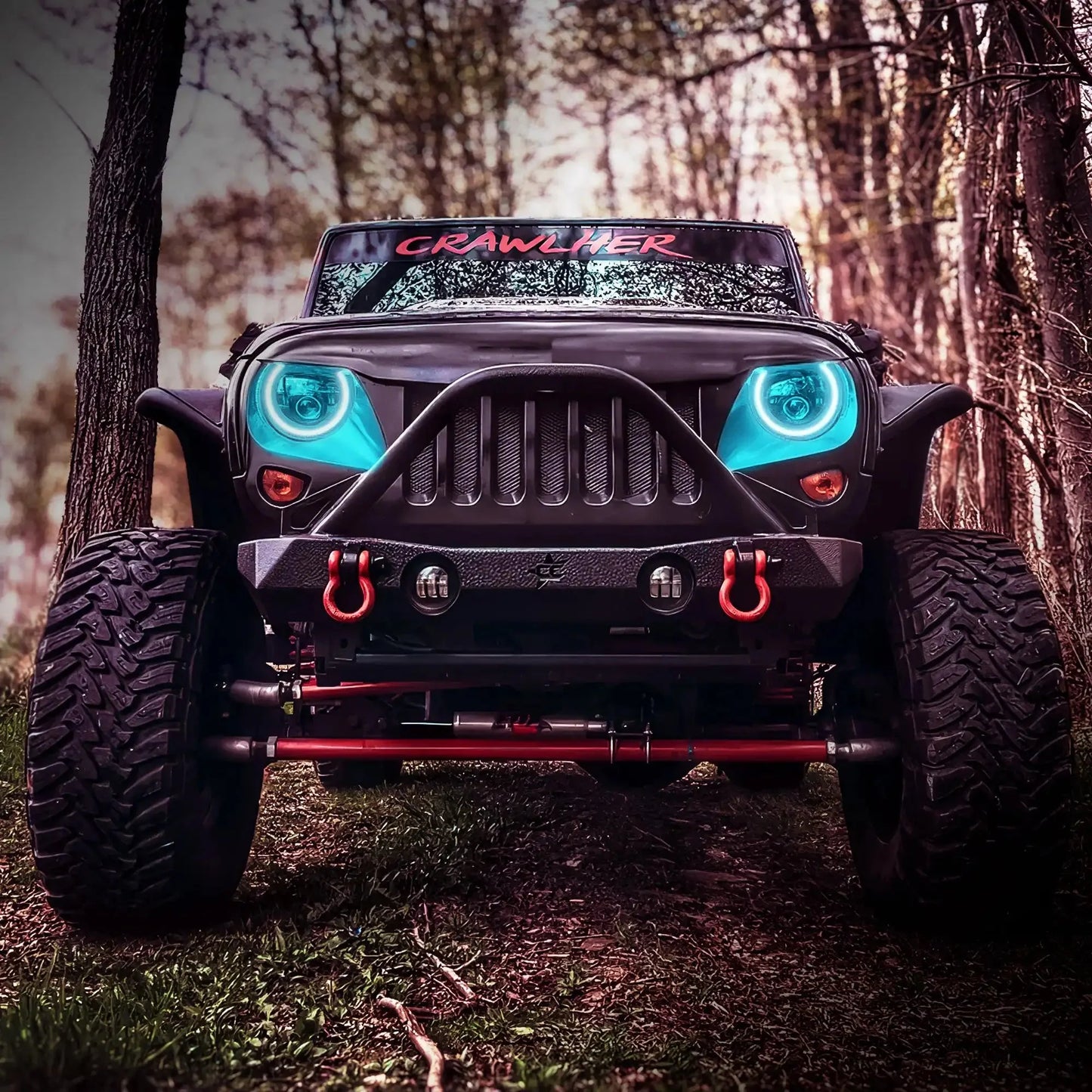 ORACLE Lighting 7" High Powered LED Headlights - Black Bezel - Dynamic ColorSHIFT - Jeep Wrangler JK by ORACLE Lighting