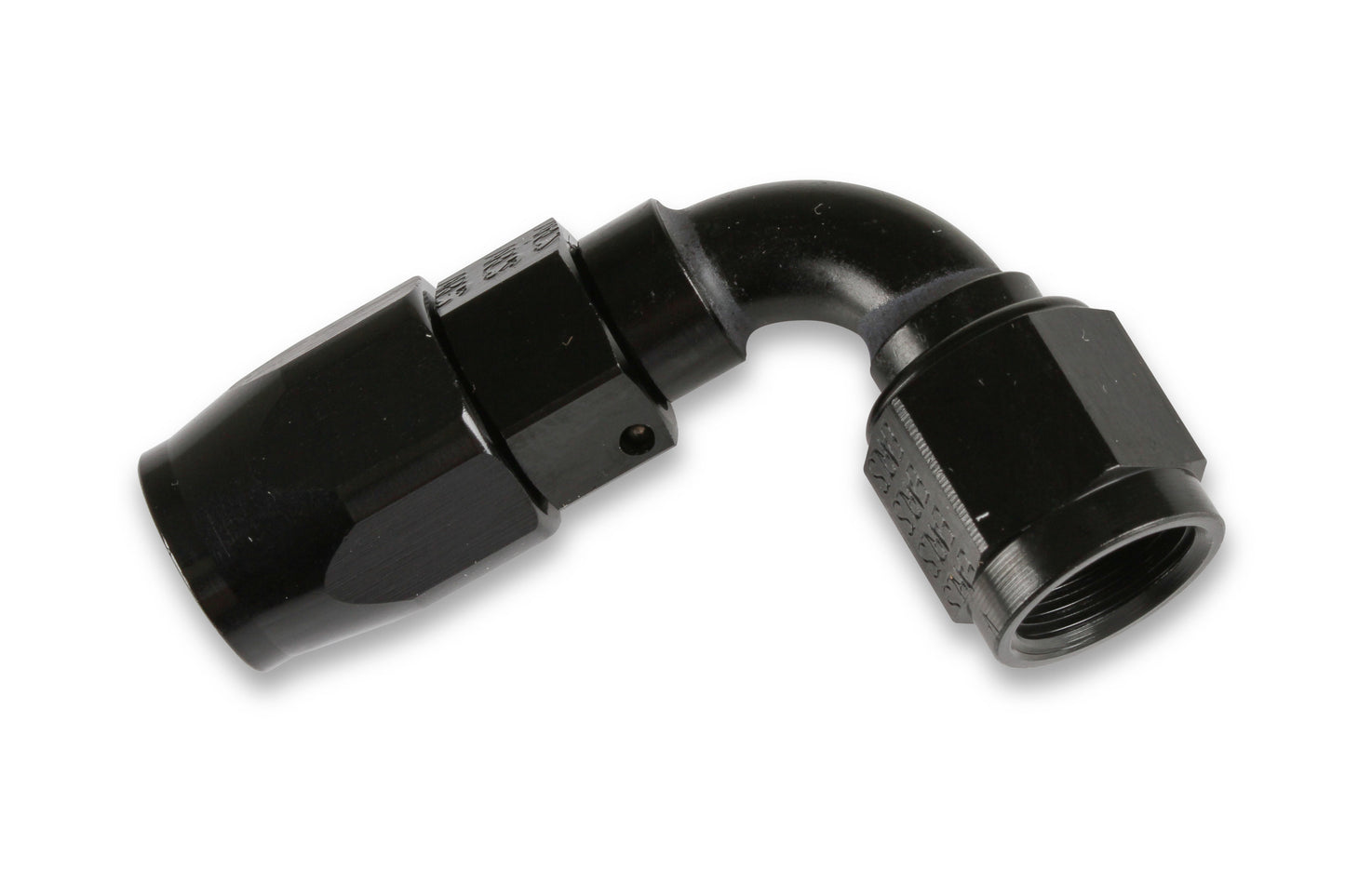 Earls 90 Degree Swivel-Seal® Hose End AN -8 - Black by Earl's Performance