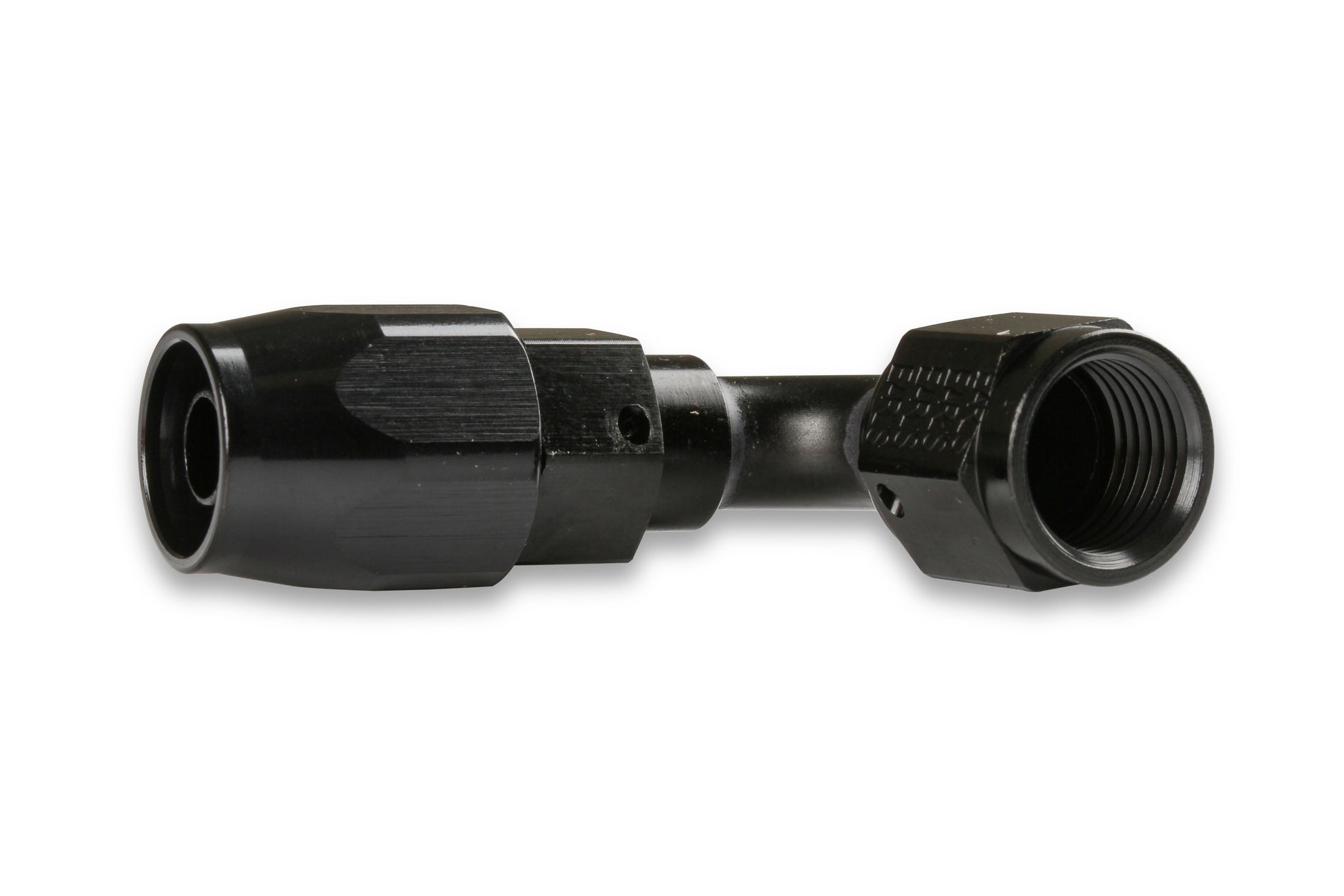 Earls 90 Degree Swivel-Seal® Hose End AN -8 - Black by Earl's Performance