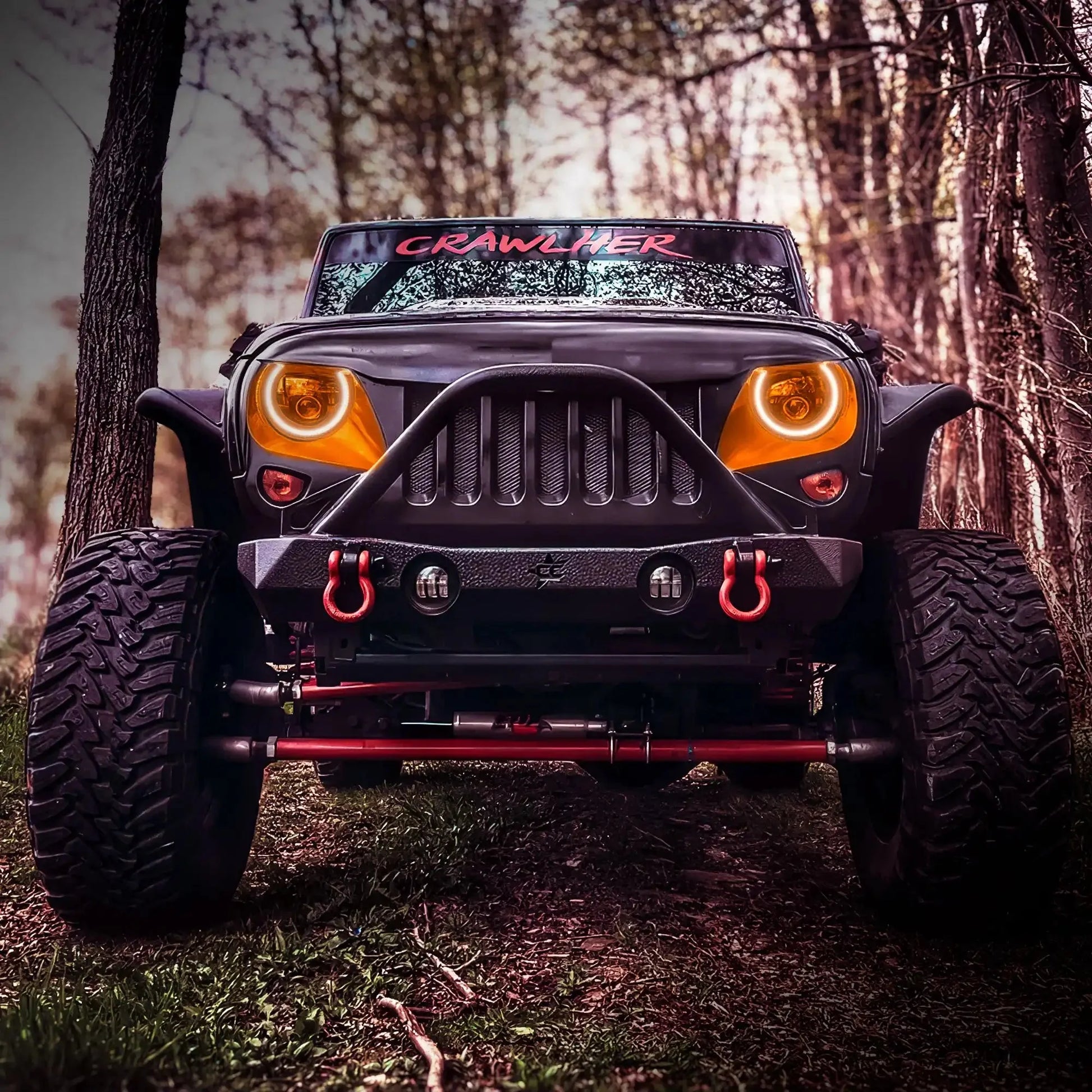 ORACLE Lighting 7" High Powered LED Headlights - Black Bezel - Dynamic ColorSHIFT - Jeep Wrangler JK by ORACLE Lighting