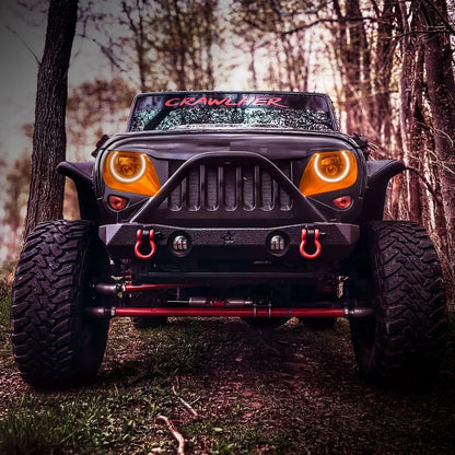 ORACLE Lighting 7" High Powered LED Headlights - Black Bezel - Dynamic ColorSHIFT - Jeep Wrangler JK by ORACLE Lighting