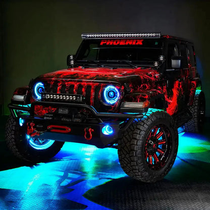 ORACLE Lighting 20W LED Fog Lights for Jeep Wrangler JK/JL & Gladiator JT | High Performance Plug-and-Play by ORACLE Lighting