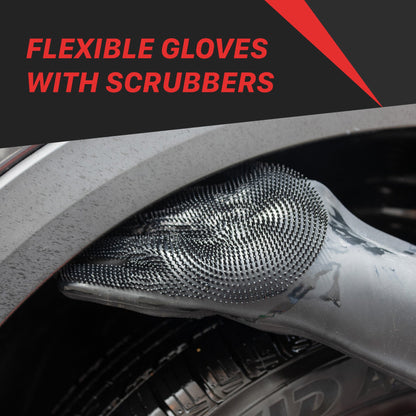 Silicone Scrubbing Gloves by MaxshineUSA