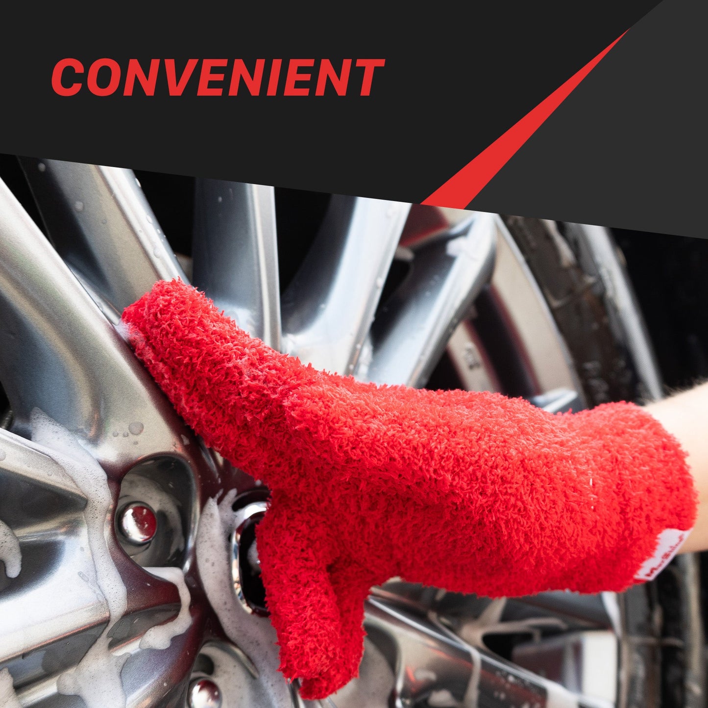 Plush Microfiber Cleaning Gloves by MaxshineUSA