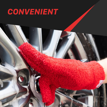 Plush Microfiber Cleaning Gloves by MaxshineUSA