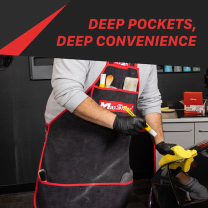 Detailing Apron - 330GSM Microfiber by MaxshineUSA