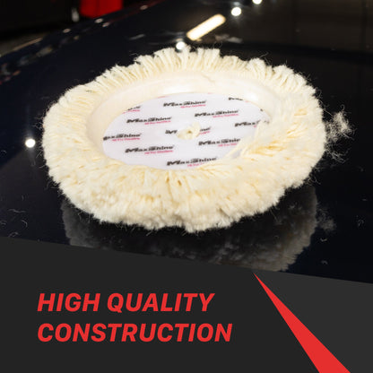Rotary Wool Buffing Pads - 9in by MaxshineUSA