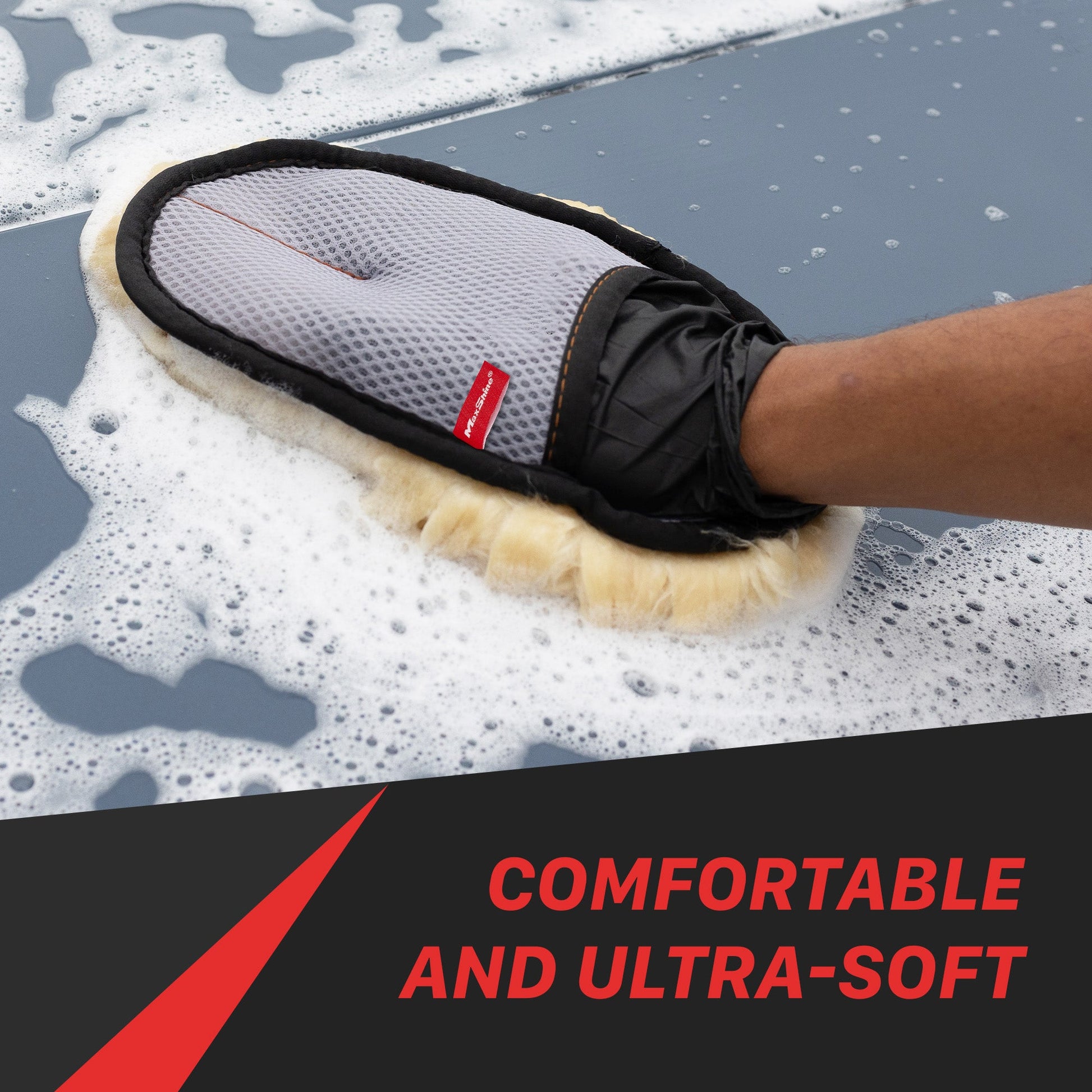 Super Sheepskin Wash Mitts by MaxshineUSA