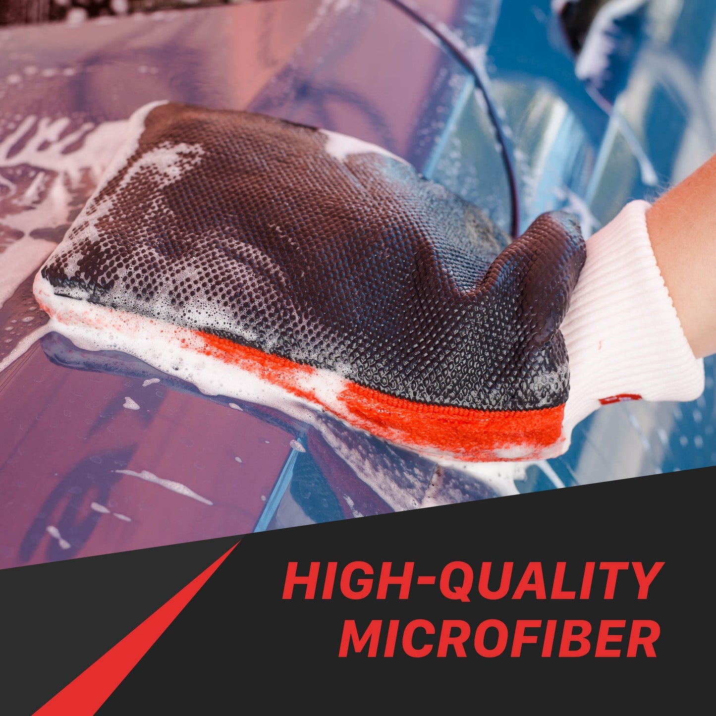 Plush Microfiber Cleaning Gloves by MaxshineUSA