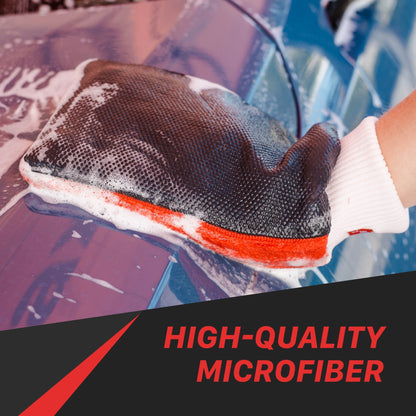 Plush Microfiber Cleaning Gloves by MaxshineUSA