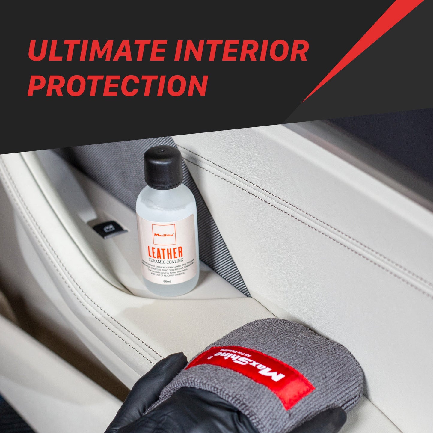 Leather Ceramic Coating by MaxshineUSA