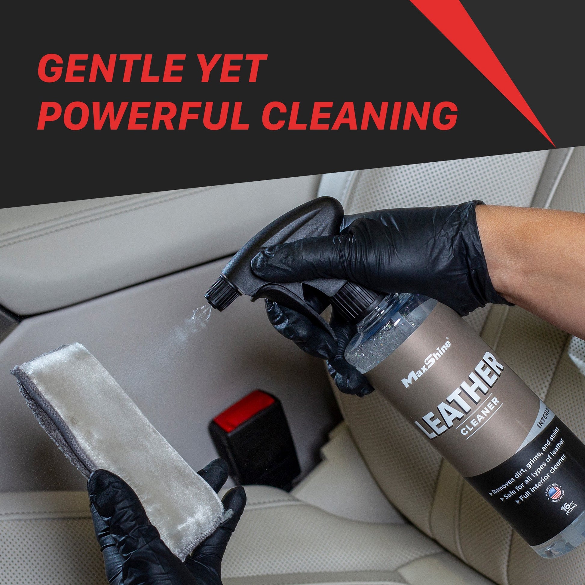 Leather Cleaner - 16oz by MaxshineUSA