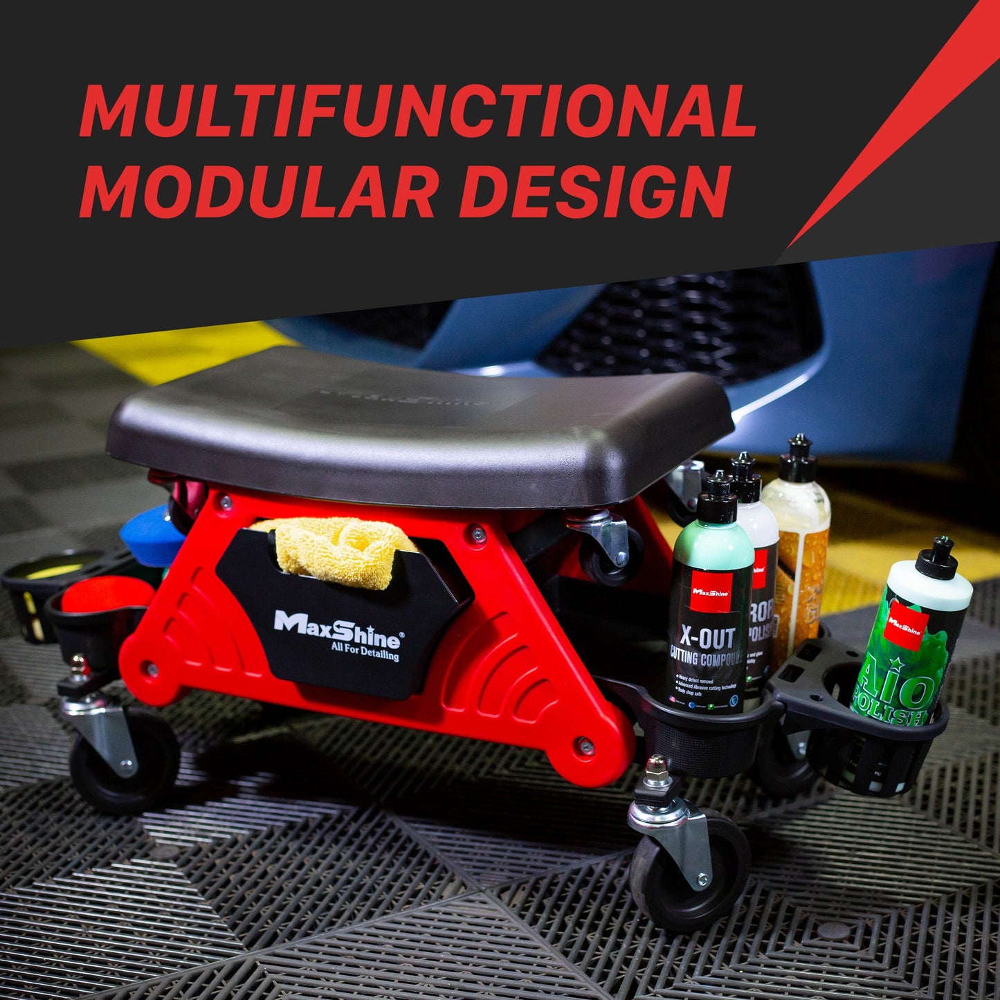 Modular Detailing Creeper Seat by MaxshineUSA