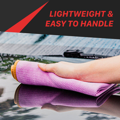 Absorbent Microfiber Towels | 500GSM Mesh Microfiber Drying Towel - 3 Pack by MaxshineUSA