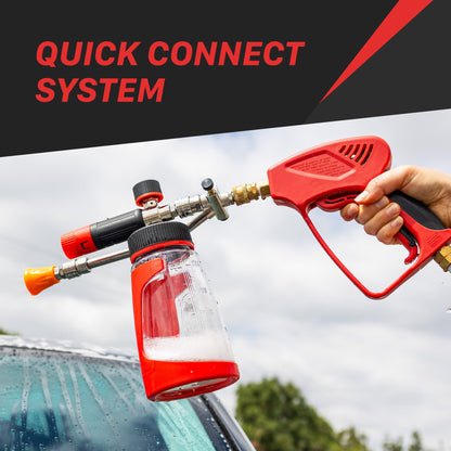 Dual Lance Pressure Washer Wand | Foam and Wash 2 in 1 System by MaxshineUSA