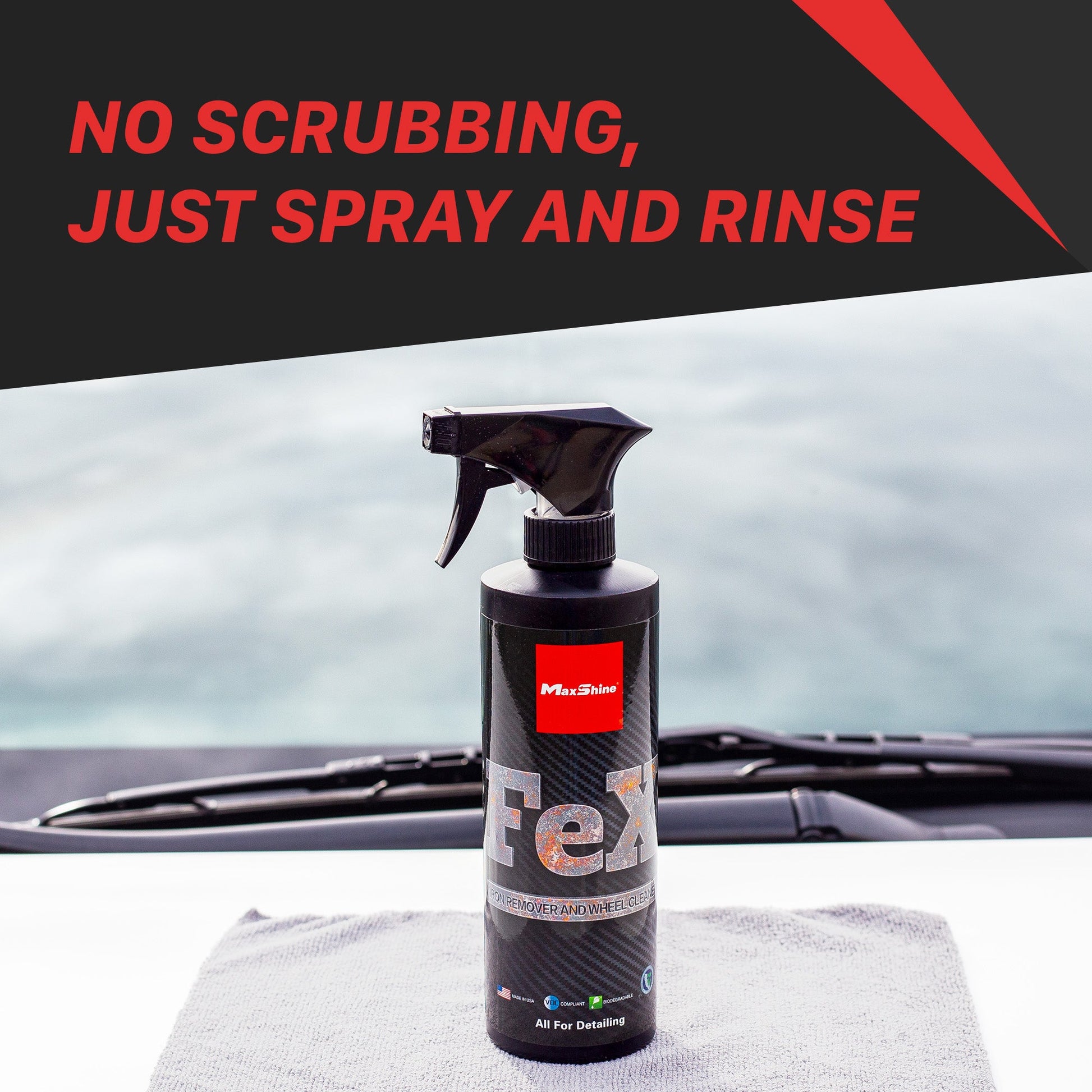 Wheel Cleaner | FeX Iron Remover - 16oz by MaxshineUSA