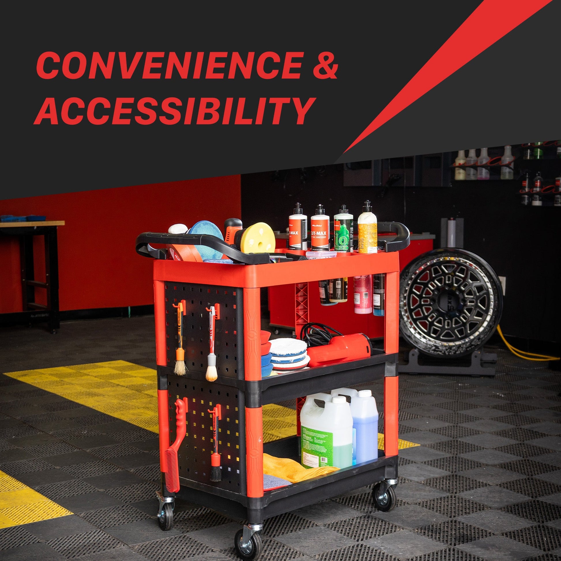 Detailing Cart - Premium Heavy Duty by MaxshineUSA