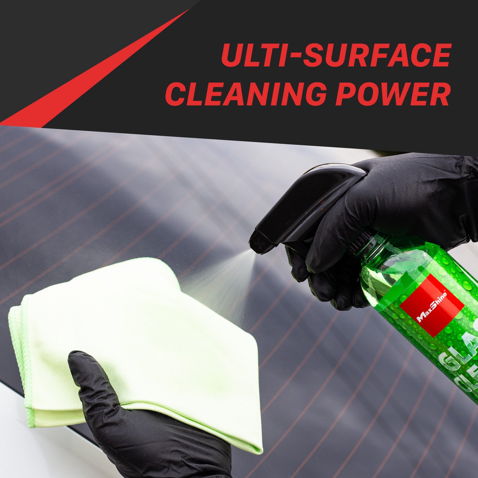 Car Glass Cleaning Cloth | 300GSM Glass Microfiber Towel - 5 Pack by MaxshineUSA