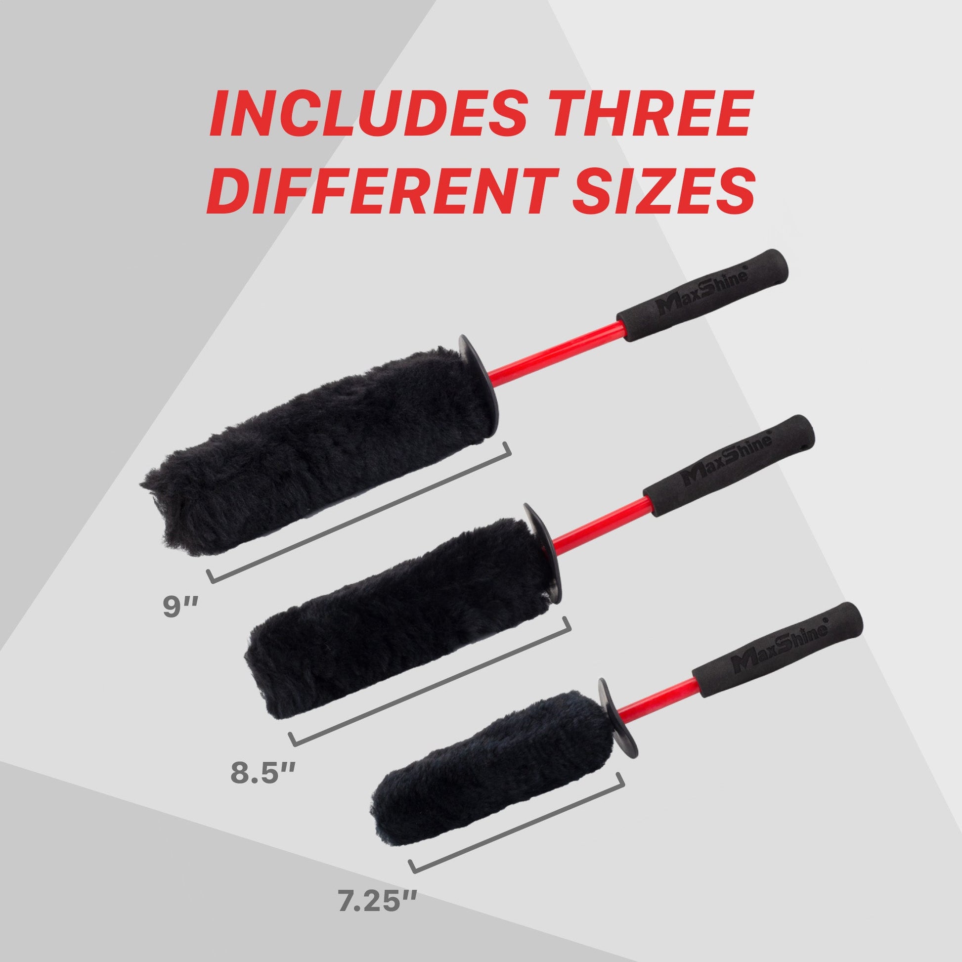 Ultimate Wool Wheel Brush Set by MaxshineUSA