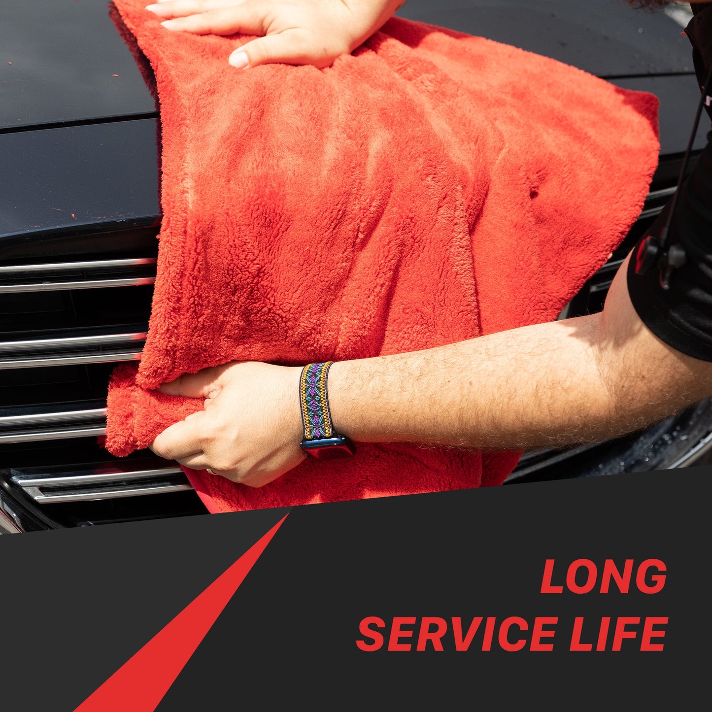 1000GSM "Big Red" Drying Microfiber Towel by MaxshineUSA