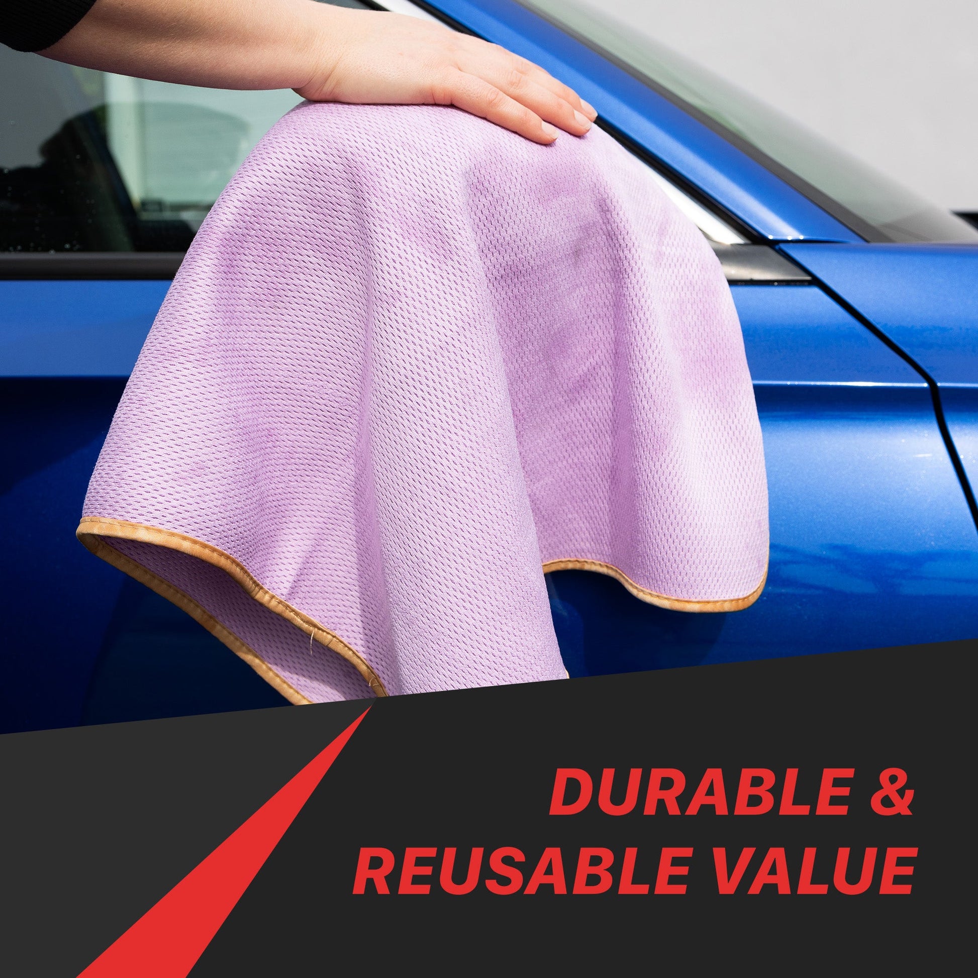 Absorbent Microfiber Towels | 500GSM Mesh Microfiber Drying Towel - 3 Pack by MaxshineUSA