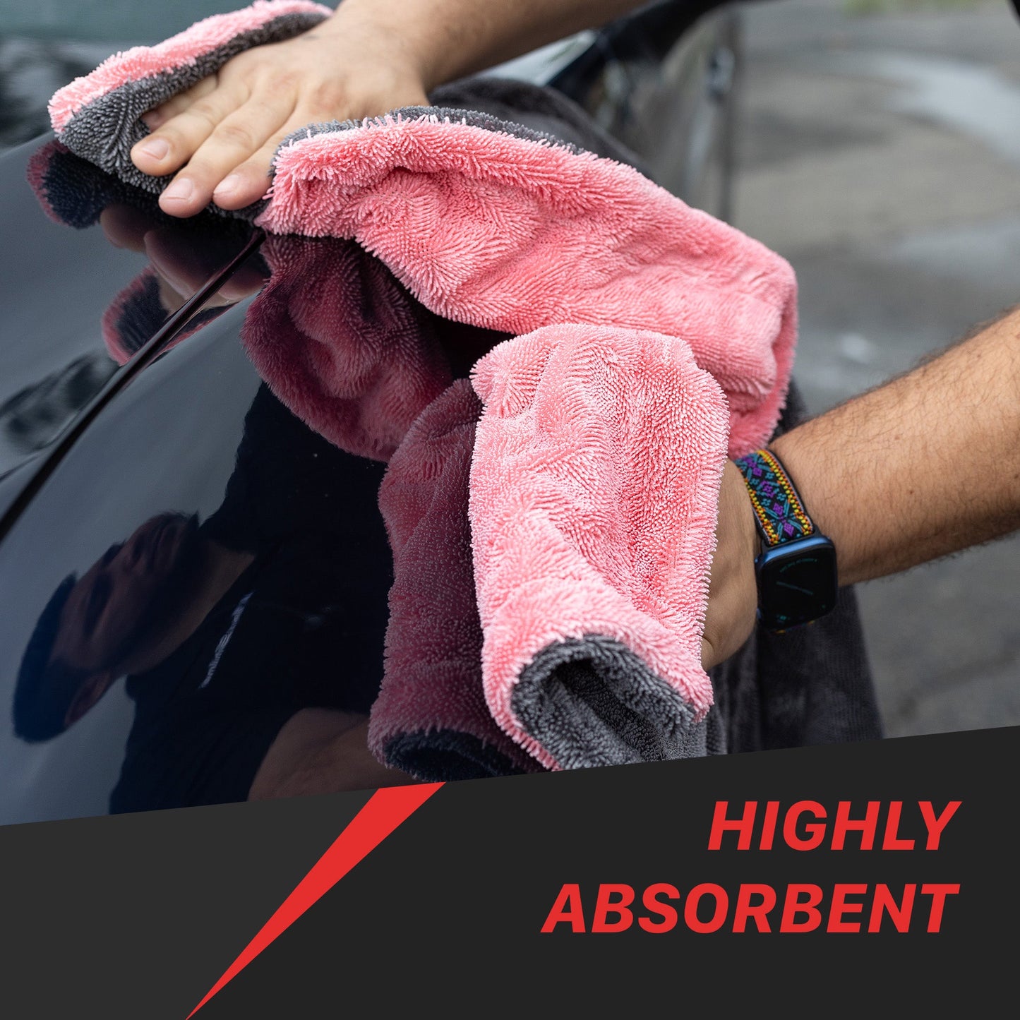 Microfiber Drying Towels | 1200GSM Duo Twisted Loop Microfiber Drying Towel by MaxshineUSA