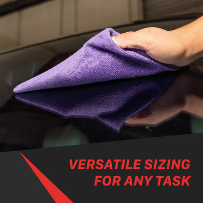 Car Cleaning Towel | 300GSM Edgeless PU Coated Microfiber Towels - 3 Pack | by MaxshineUSA