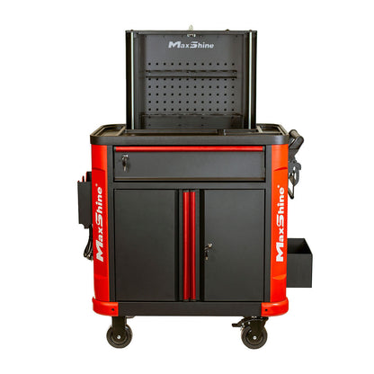 Auto Detailing Cart with Power Strip by MaxshineUSA
