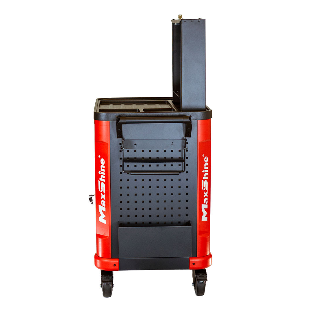 Auto Detailing Cart with Power Strip by MaxshineUSA